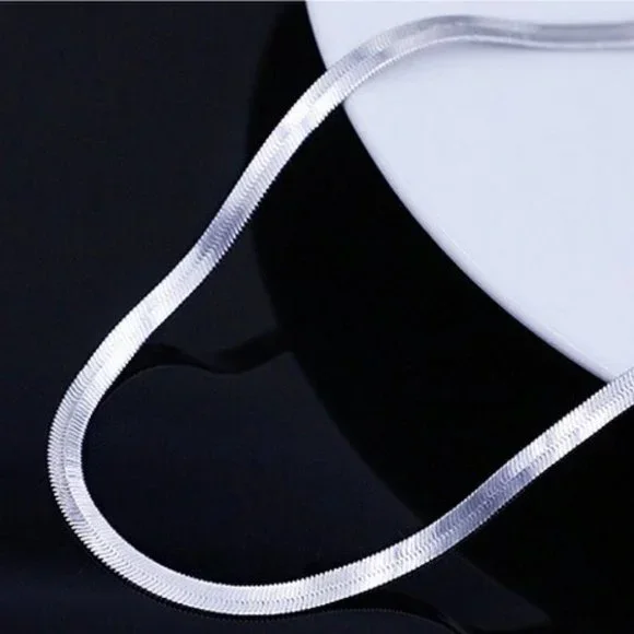 *NEW 925 Sterling Silver Snake Chain Necklace - Picture 4 of 5